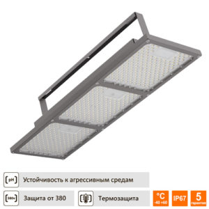 Светильник для агрессивных сред Техсветпром ТСП-ДСП03-LUX 150Вт Д120 IP67 скоба